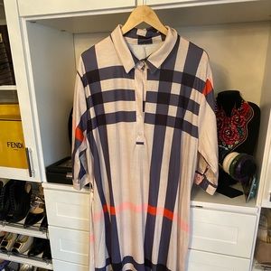 Multiple Stripe Shirt Dress Great Condition